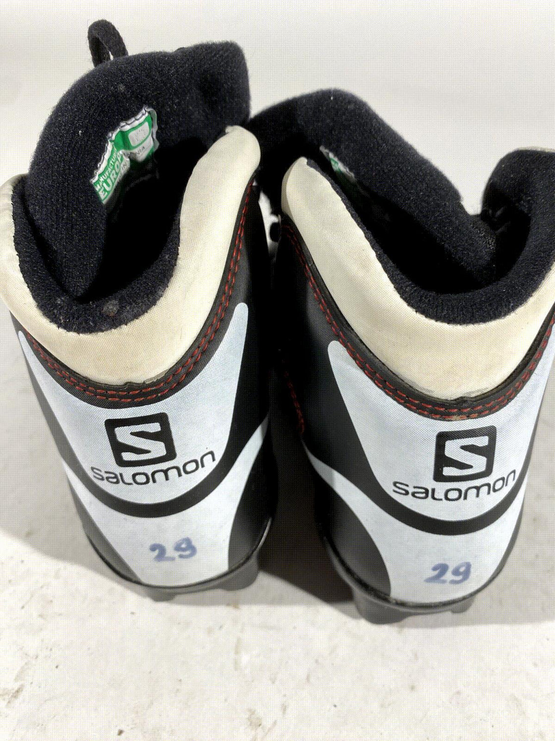 Salomon Kids Nordic Cross Country Ski Boots Size EU29 US11K SNS Profil S128