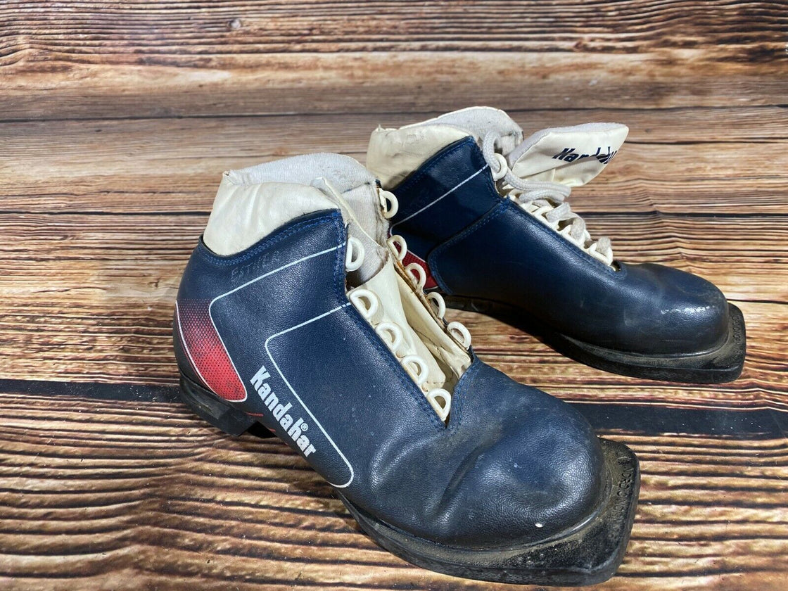 Kandahar Classic Nordic Cross Country Boots Size EU37 US5 Nordic Norm 75mm 3 Pin