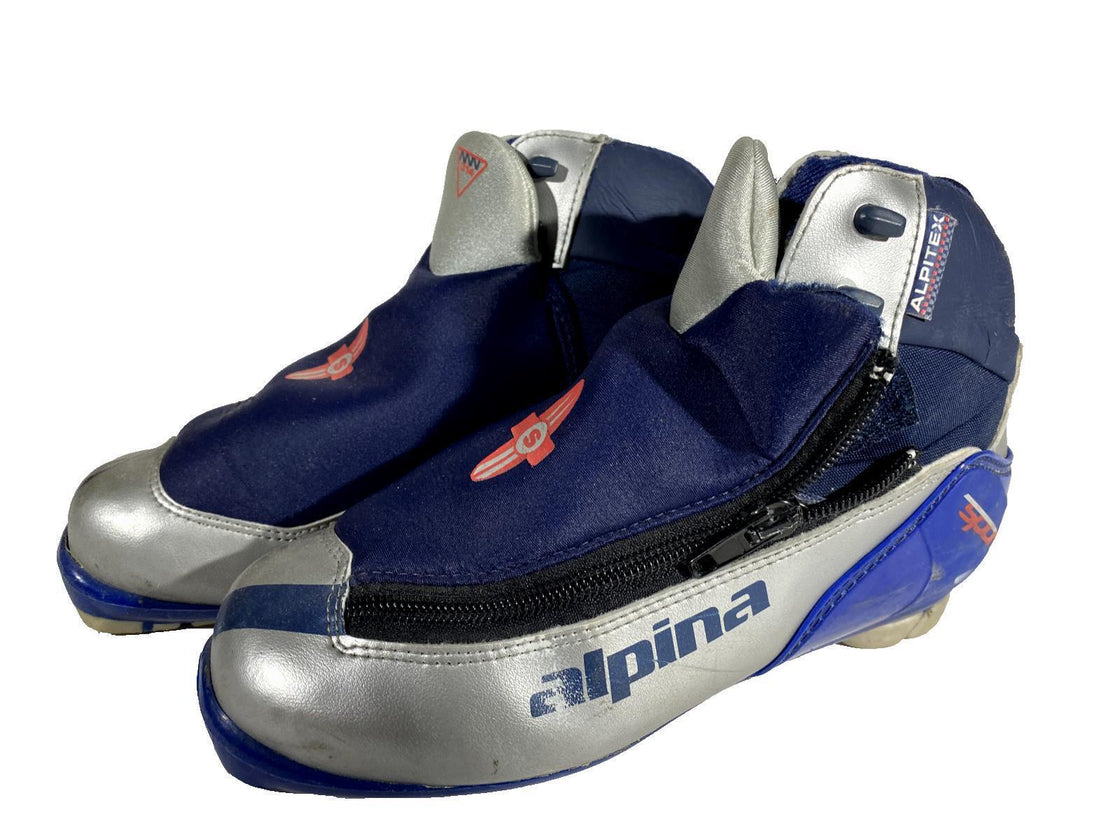 Alpina 314 Nordic Cross Country Ski Boots Size EU36 US4.5 NNN bindings