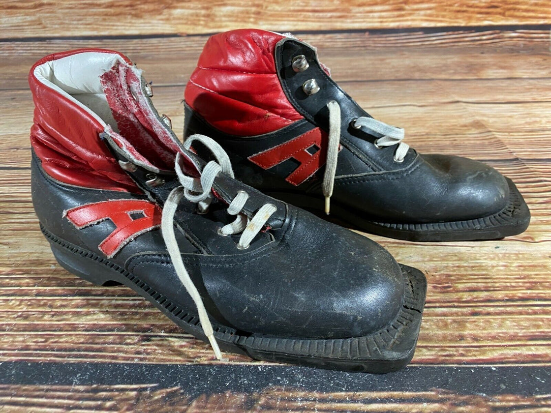 Alfa Retro Vintage Nordic Norm Ski Boots Size EU36 US4.5 NN 75mm