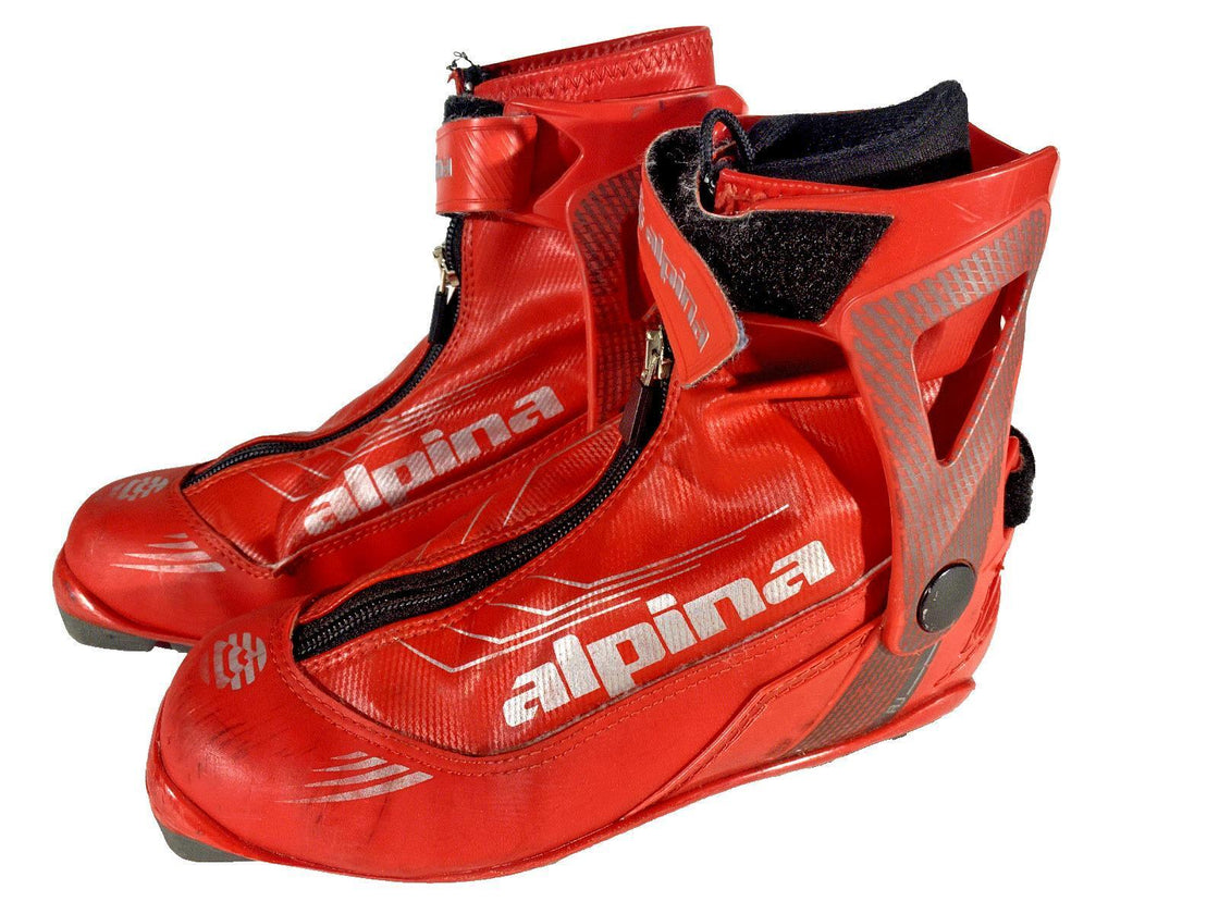 Alpina RJ Skate Racing Nordic Cross Country Ski Boots Size EU37 US5.5 NNN 1009