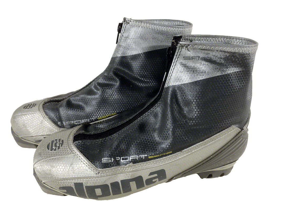Alpina SR20 Nordic Cross Country Ski Boots Size EU40 US7.5 NNN bindings 468