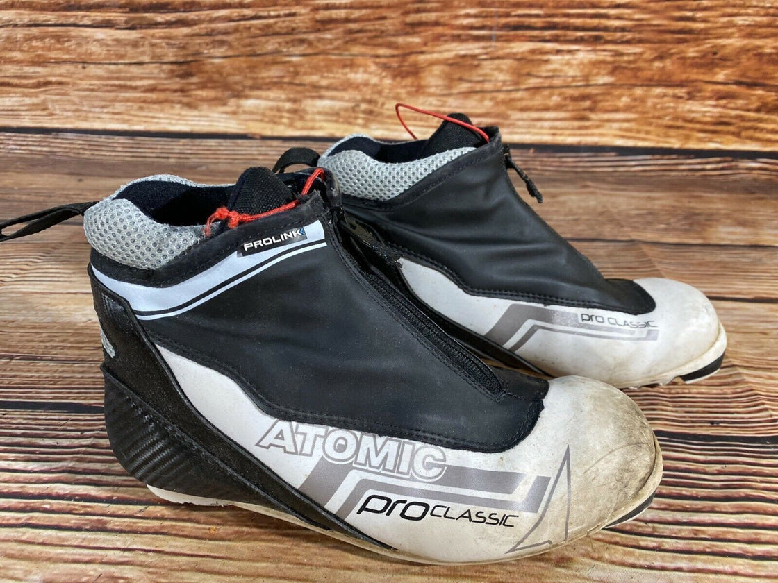 Atomic Pro Nordic Cross Country Ski Boots Size EU38 US5.5 NNN Prolink