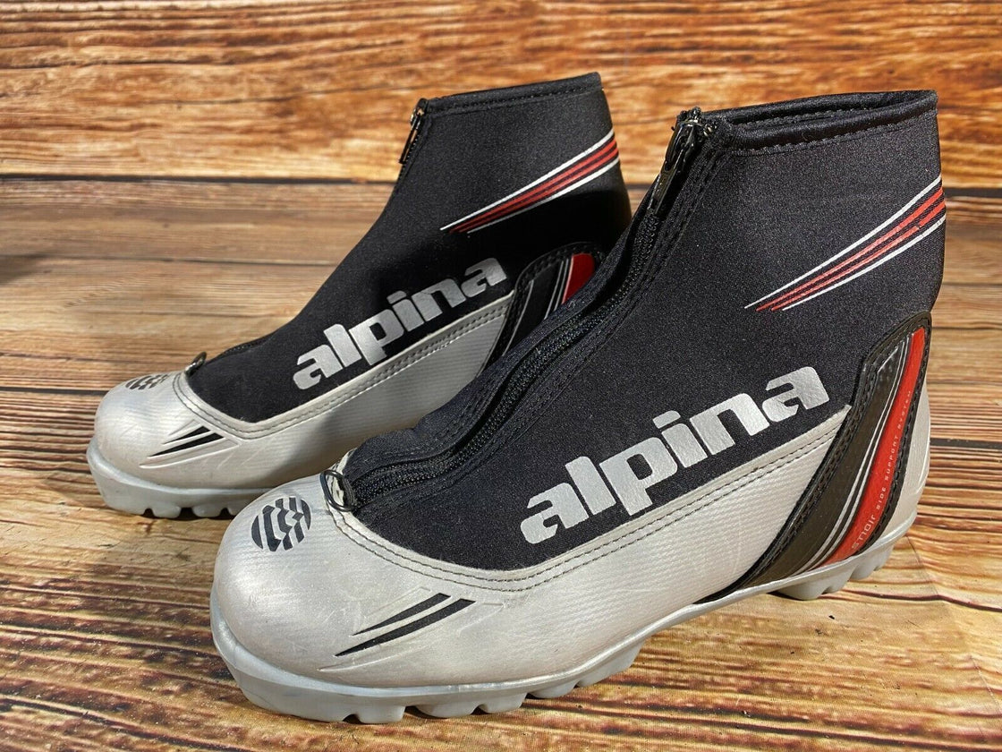 Alpina ST10 jr Nordic Cross Country Ski Boots Size EU37 US5 NNN bindings 653