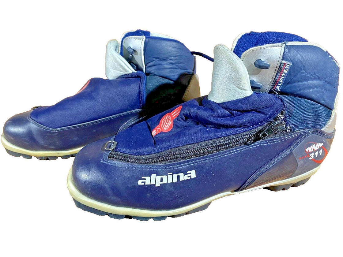 Alpina 311 Nordic Cross Country Ski Boots Size EU40 US7.5 for NNN 920