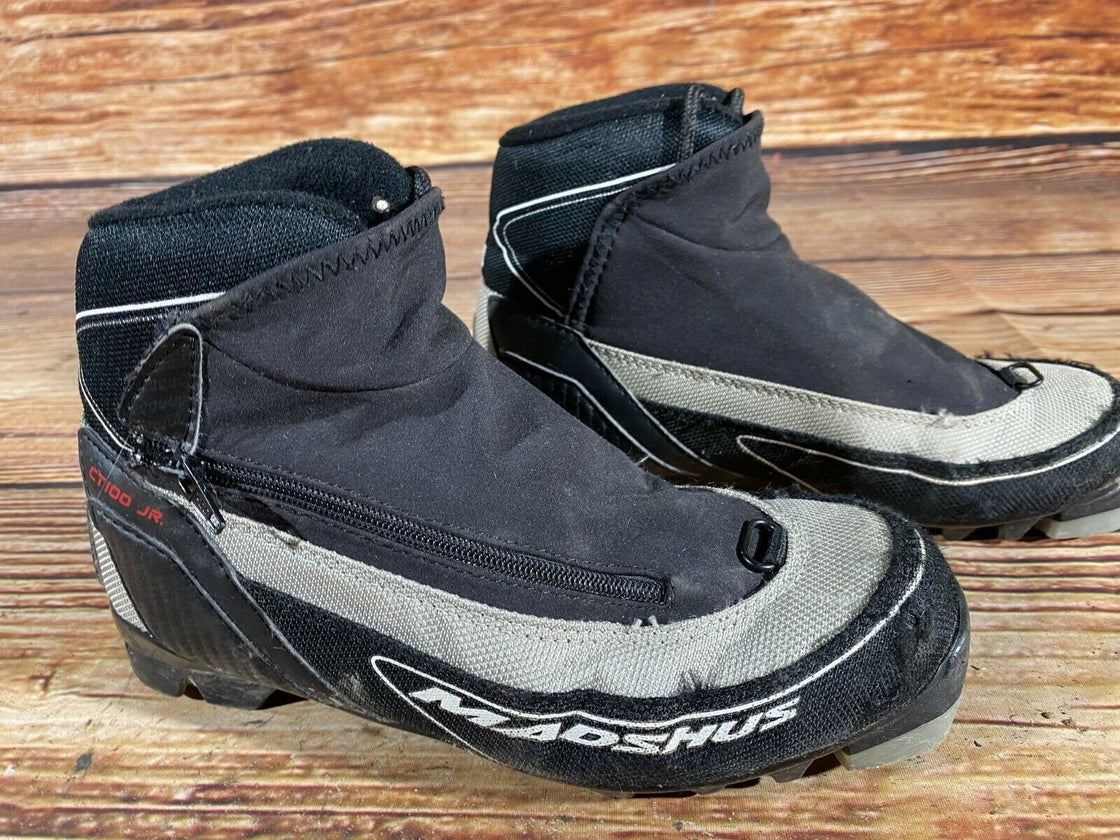 Madshus CT-100 Jr Nordic Cross Country Ski Boots Size EU35 US3.5 NNN