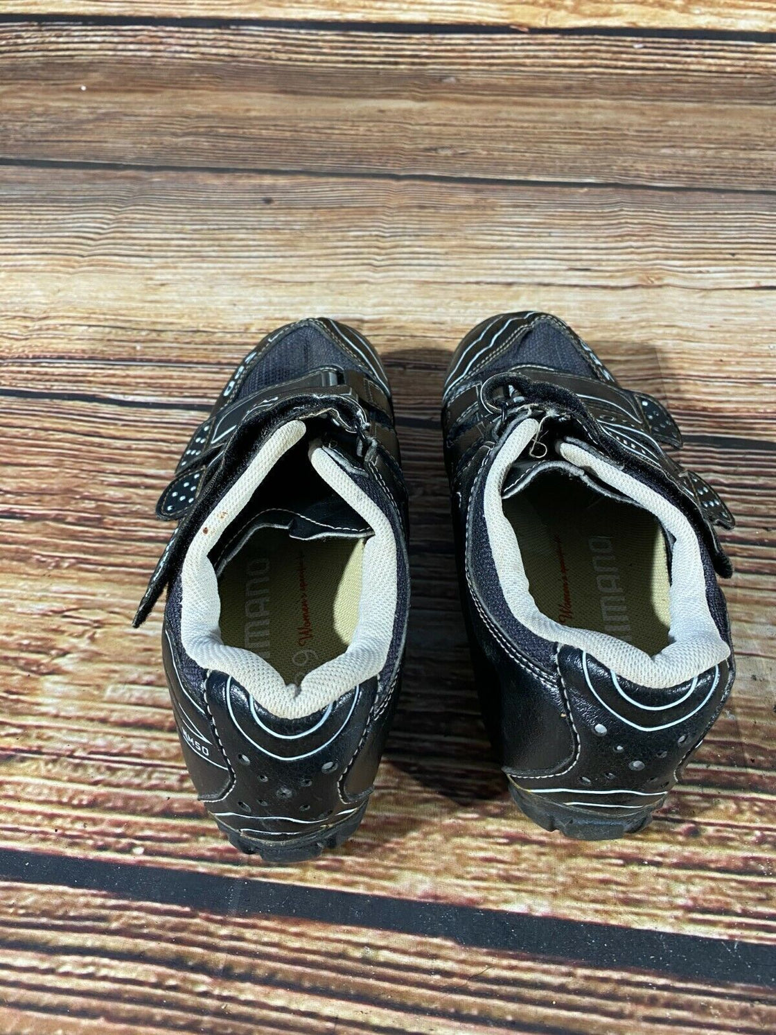SHIMANO WM50 Cycling MTB Shoes Mountain Bike Boots Ladies Size EU39 with Cleats