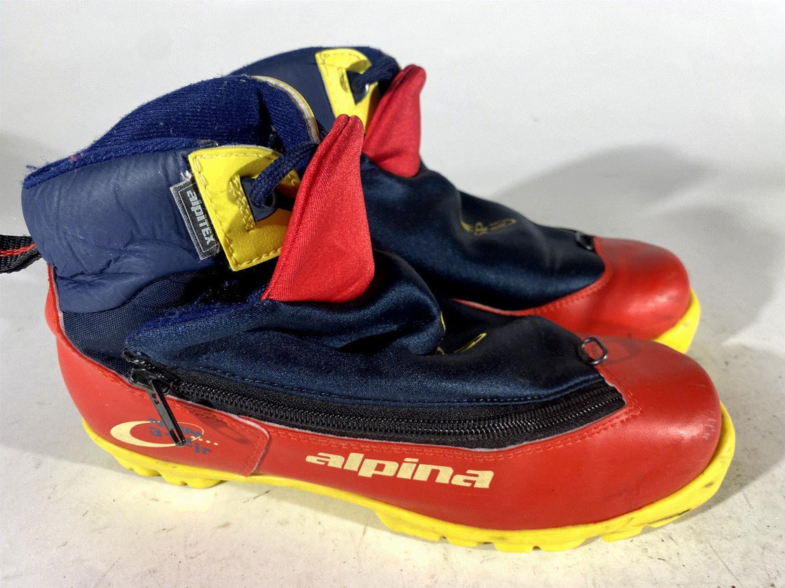 Alpina 312 Classic Nordic Cross Country Ski Boots Size EU40 US7.5 NNN 643
