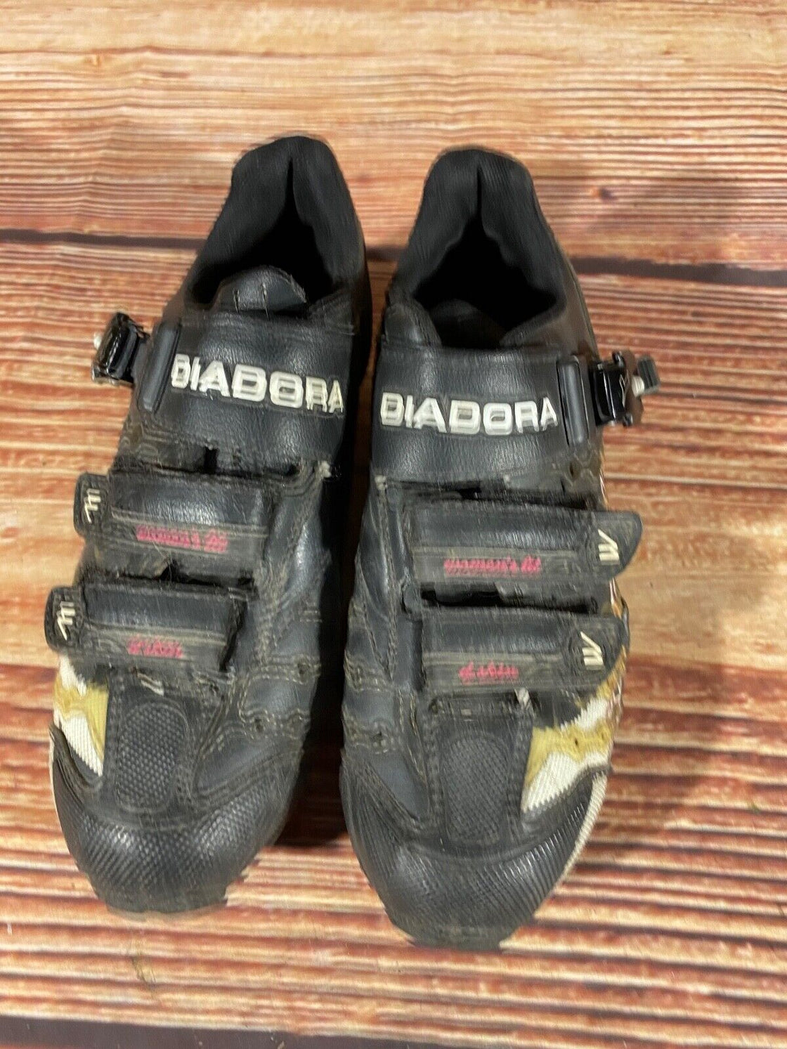 DIADORA MTB Cycling Shoes Mountain Bike 2 Bolts Ladies Size EU37 US6.5 Mondo 230