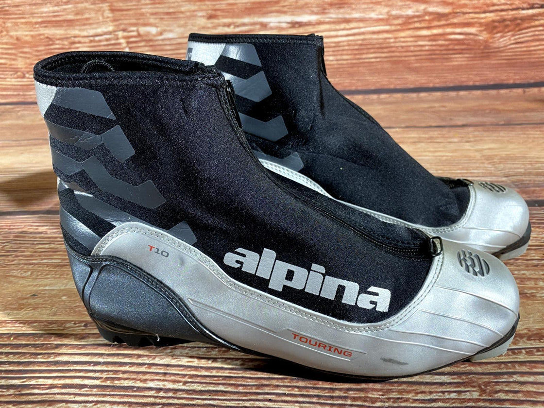 Alpina T10 Nordic Cross Country Ski Boots Size EU45 US11.5 for NNN 853