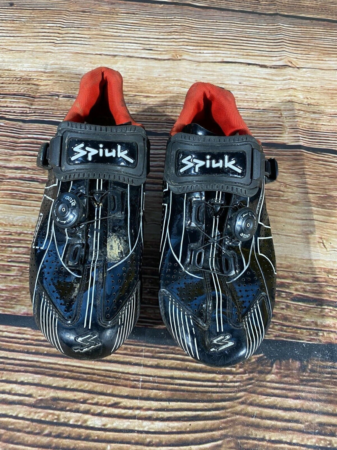 SPIUK Road Cycling Shoes Clipless Biking Boots Size EU 42 with Cleats