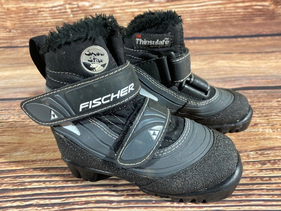 Fischer Snowstar Kids Nordic Cross Country Ski Boots Size EU25 US8.5 NNN F-541