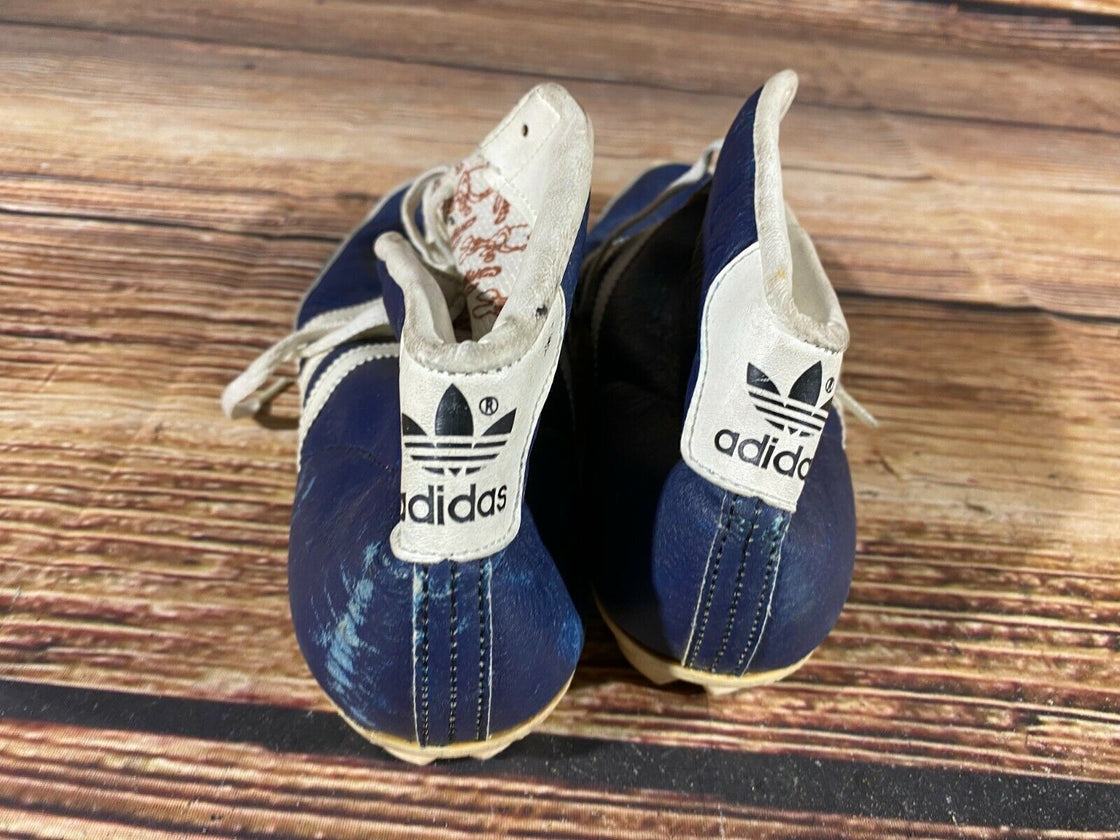 Adidas Vintage Nordic Cross Country Ski Boots Size EU40, US7 Retro Bindings 1255