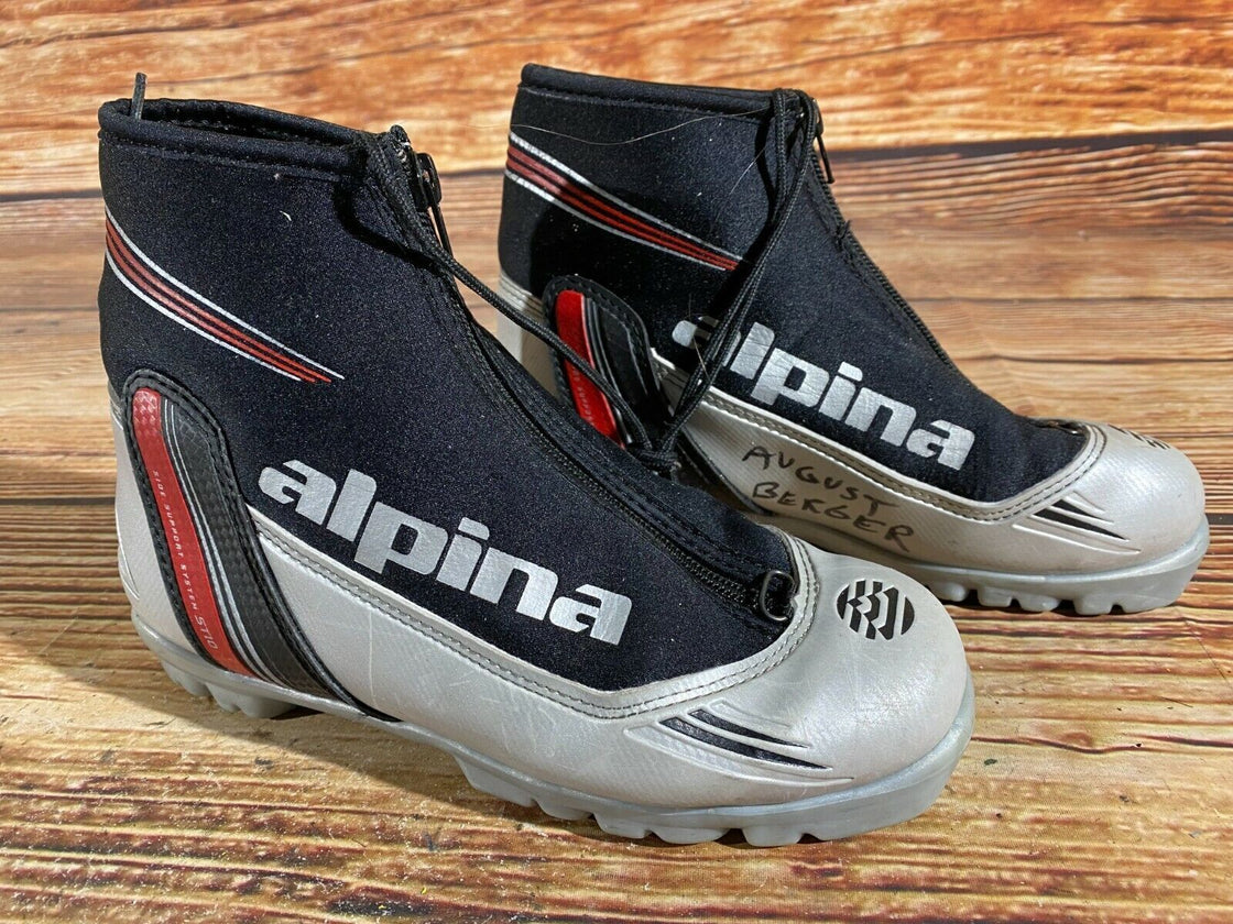 Alpina ST10 Nordic Cross Country Ski Boots Size EU37 US5 for NNN 644