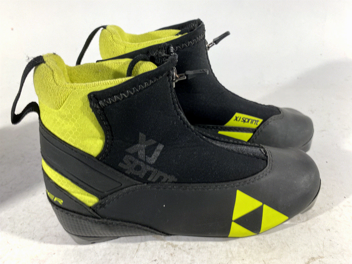 Fischer XJ Sprint Classic Nordic Cross Country Ski Boots Size EU37 US5 NNN 305