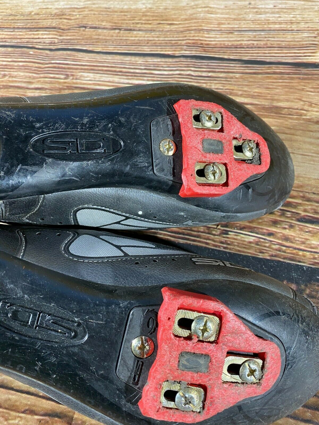 SIDI Vintage Road Cycling Shoes Clipless Biking Boots Size EU46 US10.5 +Cleats
