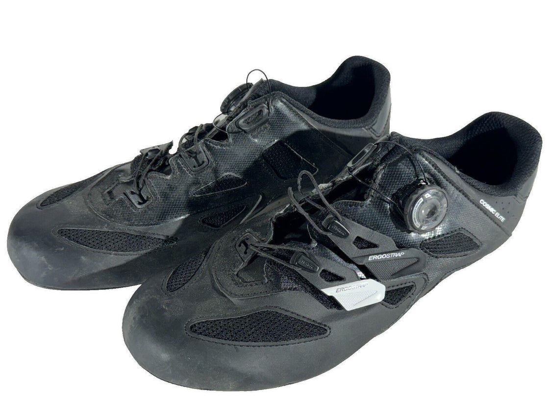 MAVIC Cosmic Road Cycling Shoes Boots 3 Bolts EU44 2/3 US10.5 Mondo 285 cs487