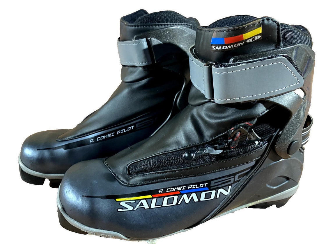 SALOMON R Combi Nordic Cross Country Ski Boots Size EU36 2/3 US4.5 SNS Pilot