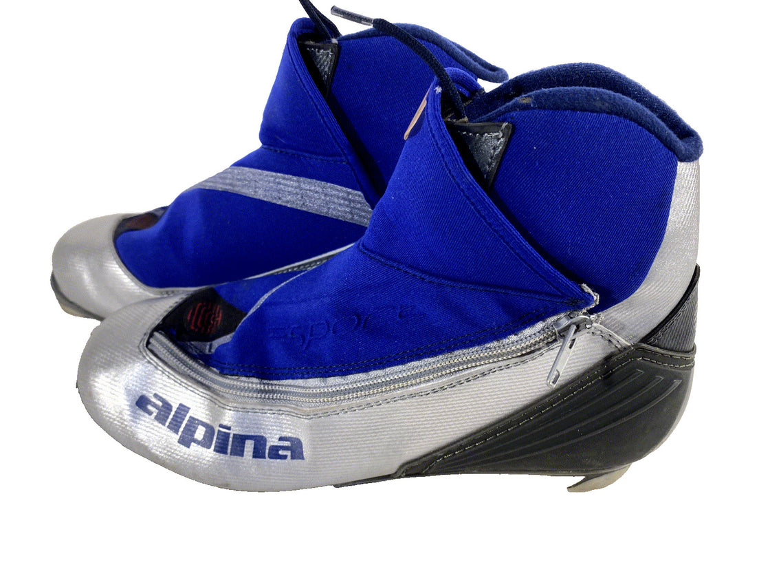 Alpina SP15 Nordic Cross Country Clasic Ski Boots Size EU42 US9 for NNN 345