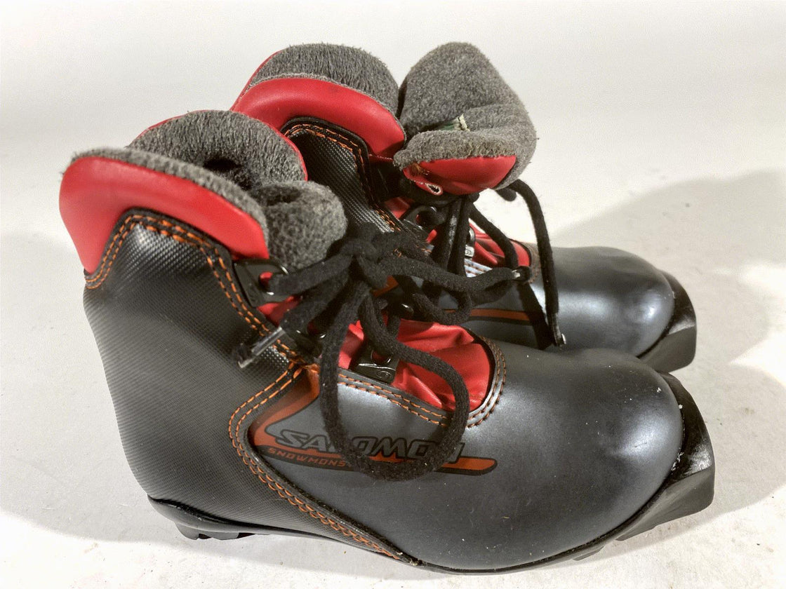 Salomon Kids Nordic Cross Country Ski Boots Size EU29 US11K SNS Profil S119
