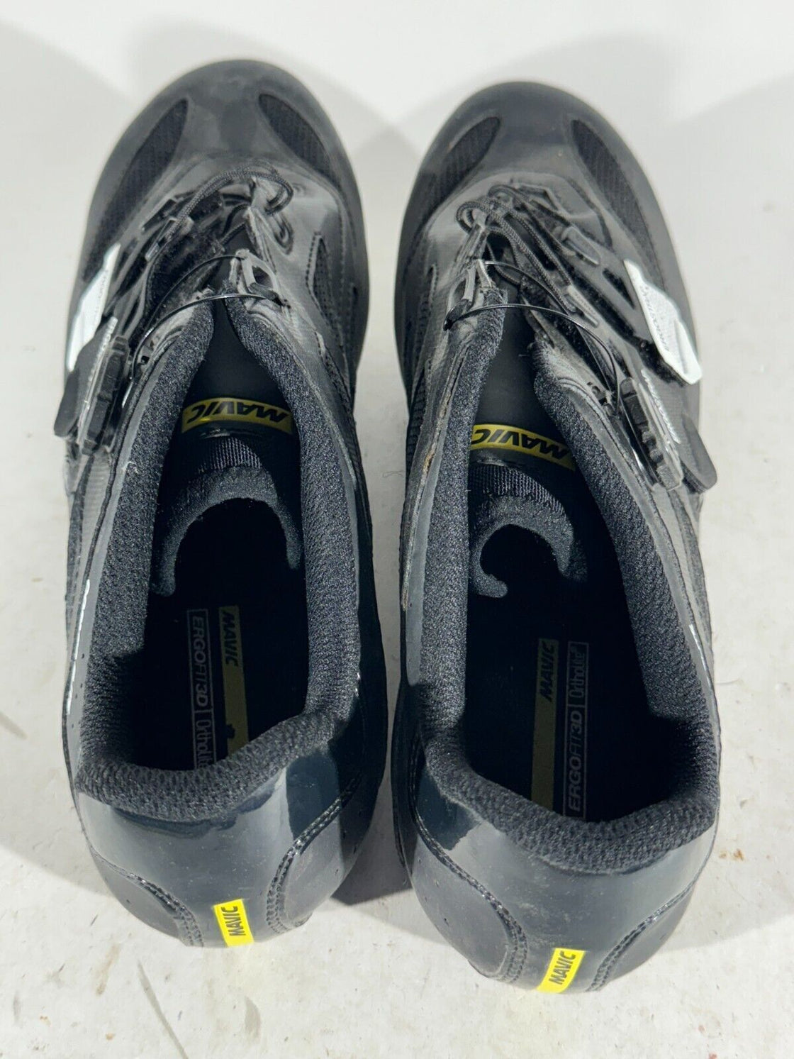 MAVIC Cosmic Road Cycling Shoes Boots 3 Bolts EU44 2/3 US10.5 Mondo 285 cs487