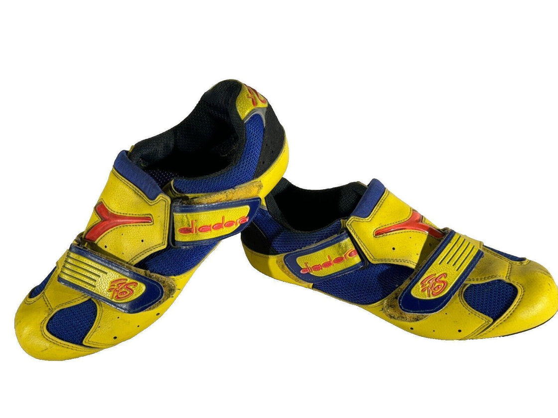 DIADORA Vintage Cycling Road Shoes EU42 US8 UK7 Mondo 258 cs524