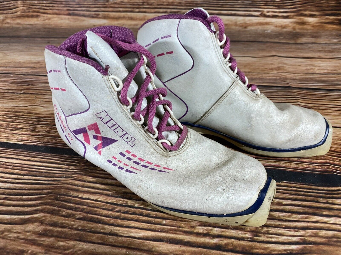 Meindl Classic 07 Nordic Cross Country Ski Boots Size EU39 US7 SNS Profil