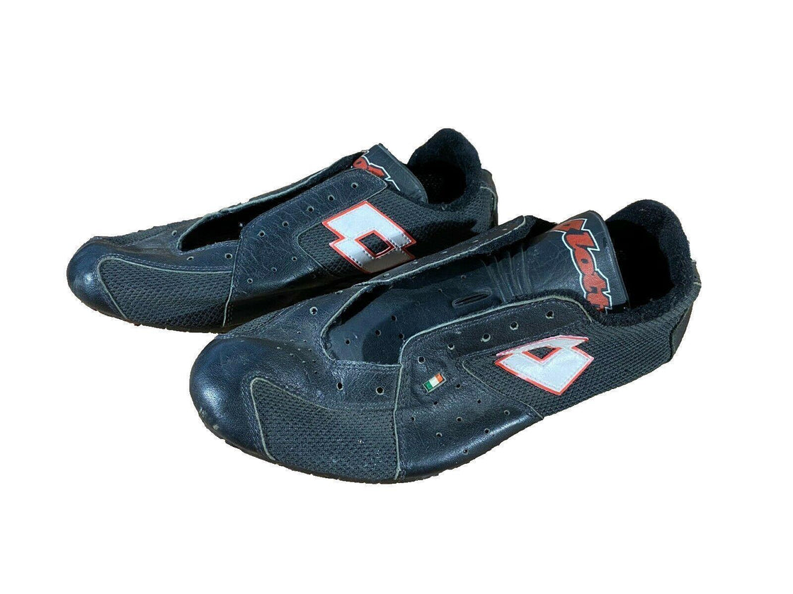 LOTTO San Remo Vintage Road Cycling Shoes Leather Retro Inersole 25.5 EU40 US7.5