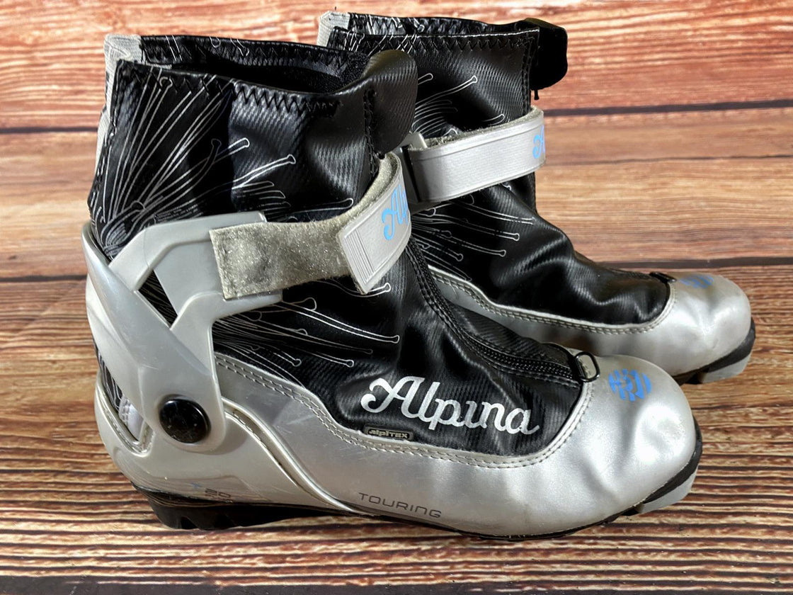 Alpina T20Eve Nordic Cross Country Ski Boots Size EU39 US7 for NNN 858