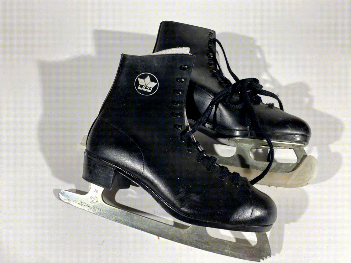 Lico Retro  Figure Skating Ice Skates Winter Skating Shoes Men's Size EU42 US9