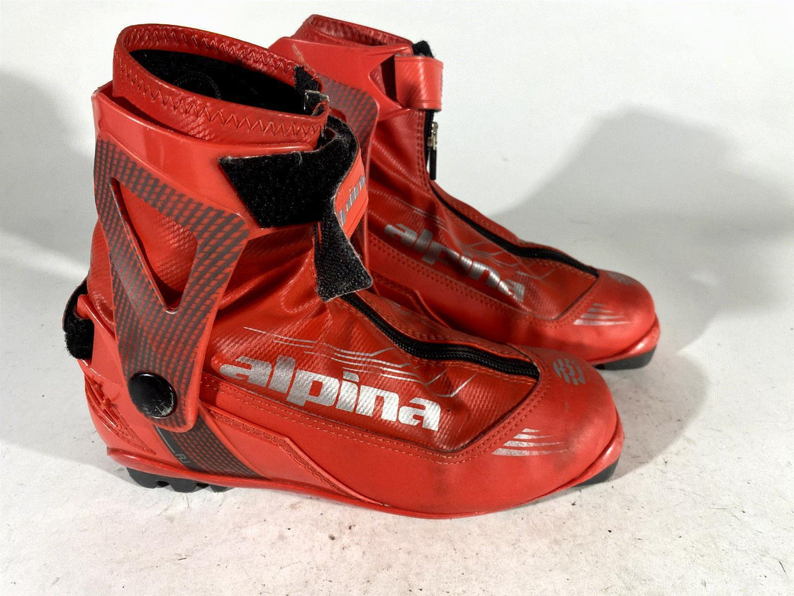 Alpina RJ Skate Racing Nordic Cross Country Ski Boots Size EU37 US5.5 NNN