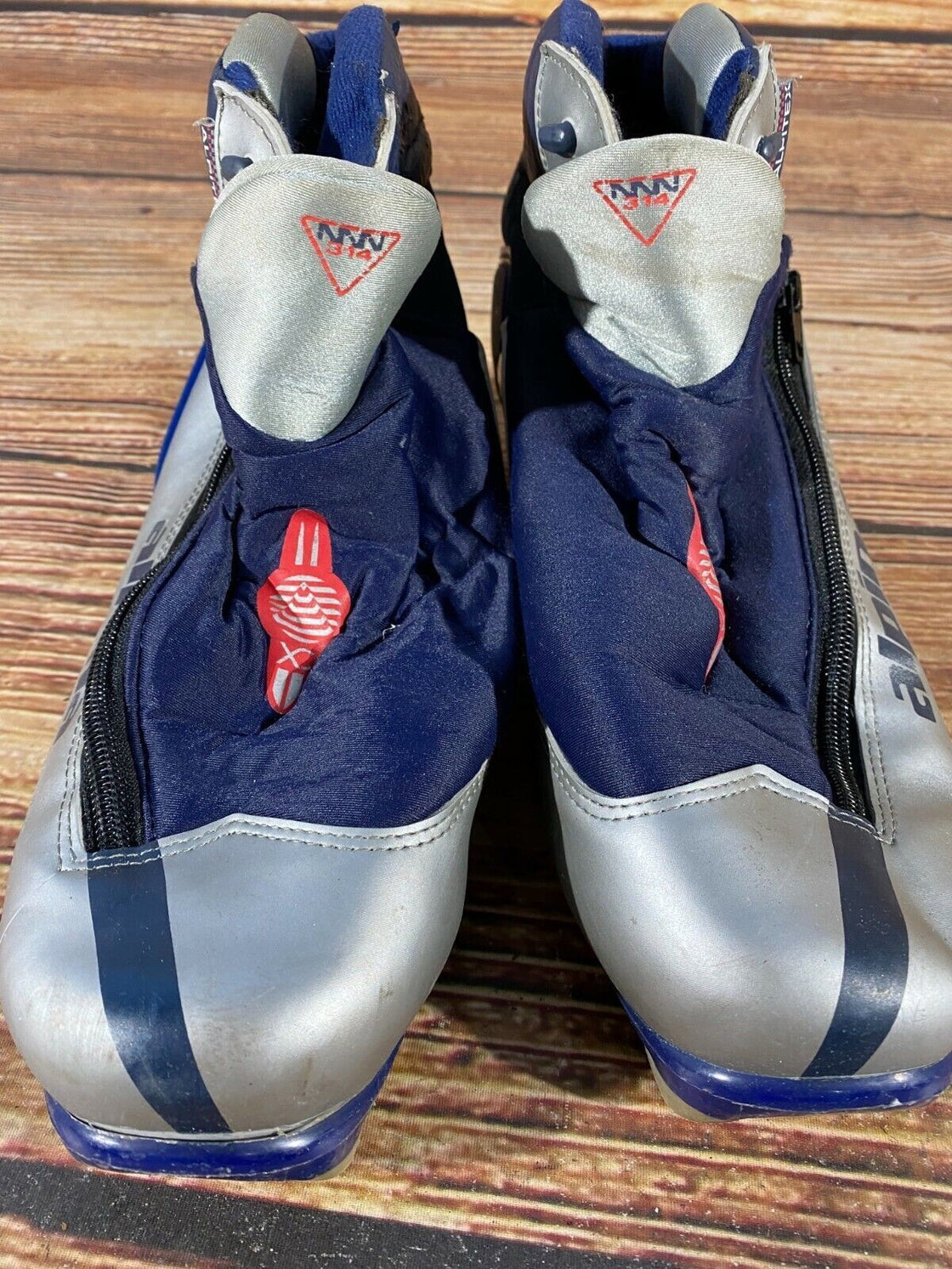 Alpina 314 Racing Nordic Cross Country Ski Boots Size EU44 US10.5 for NNN 830