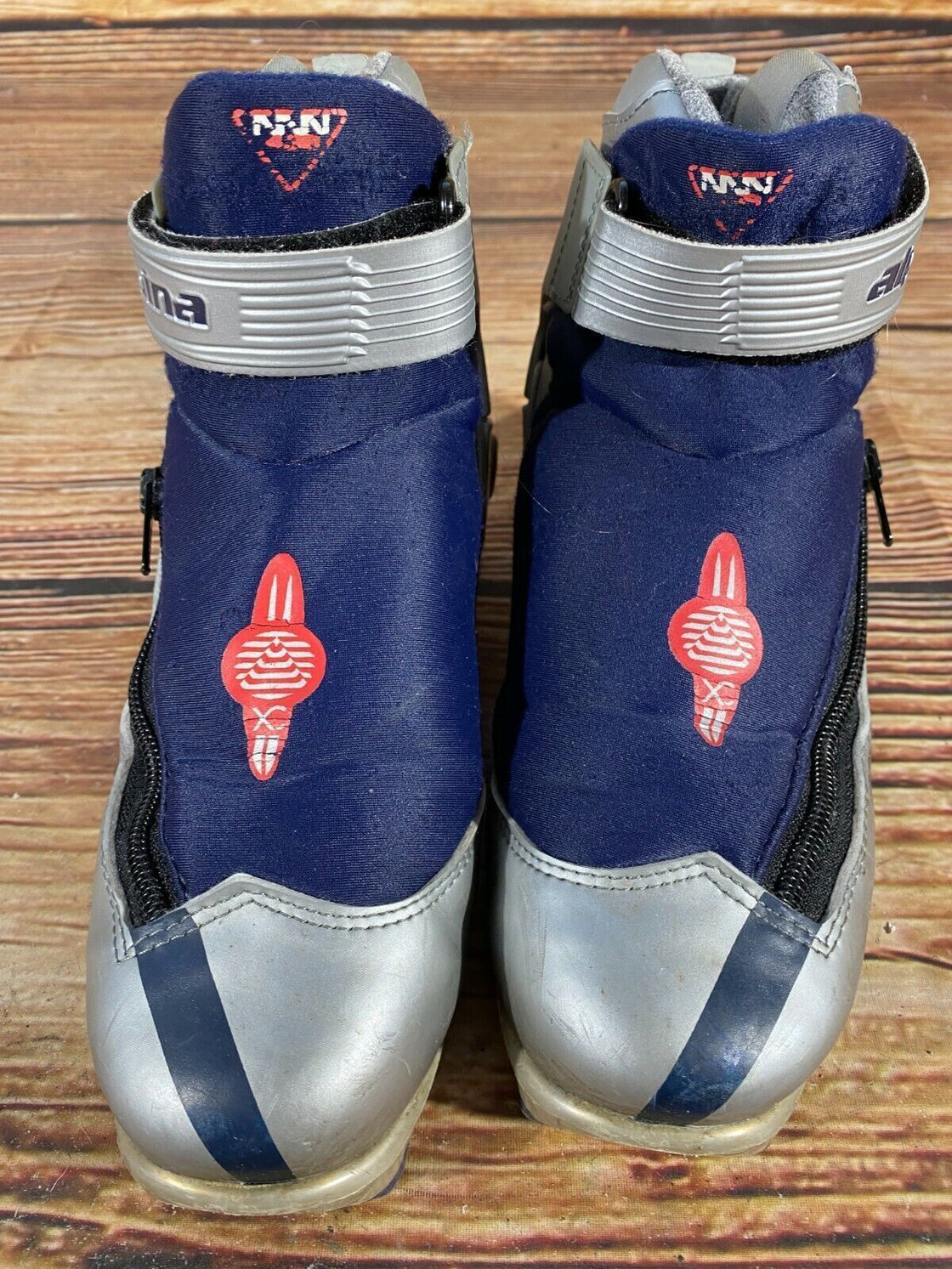 Alpina 438 Nordic Classic Cross Country Ski Boots Size EU38 US6 NNN bindings