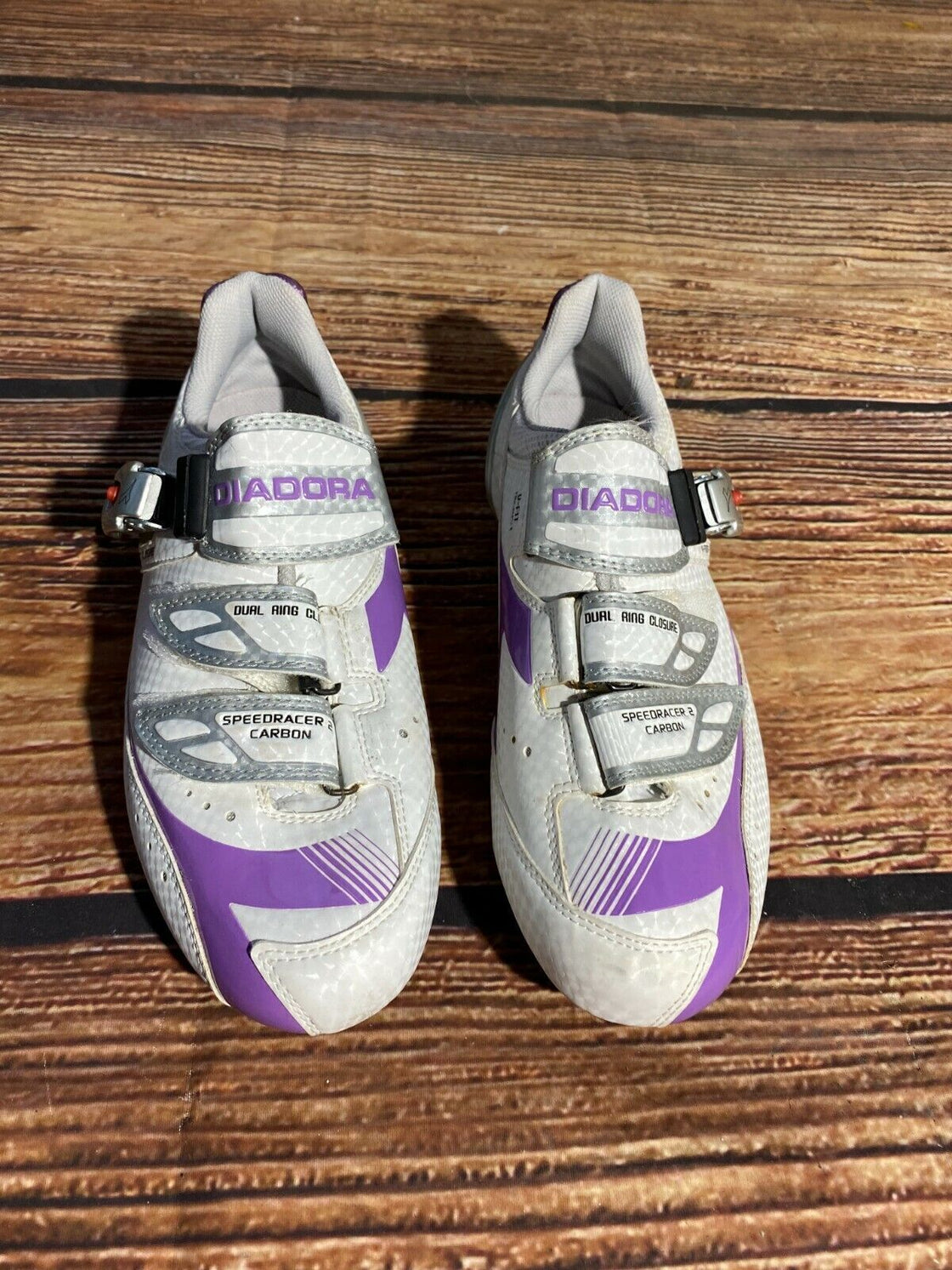 DIADORA Road Cycling Shoes Road Bike Boots 3 Bolts Ladies Size EU40