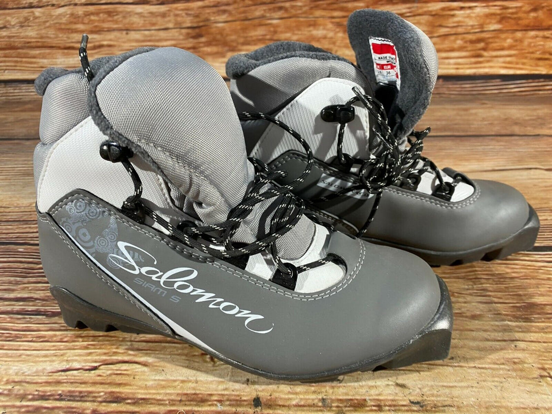 Salomon Siam 5 Cross Country Ski Boots Size EU36 US5 for SNS Profil