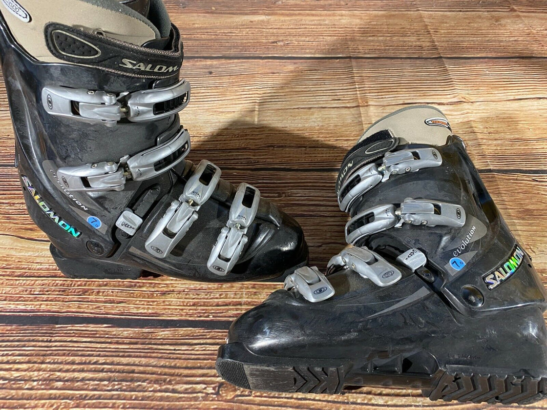 SALOMON Alpine Ski Boots Size Mondo 260 mm, Outer Sole 307 mm DH134