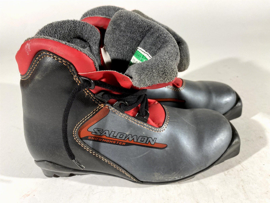 Salomon Snowmonster  Cross Country Ski Boots Kids EU36 2/3 US4.5 SNS Profil S129