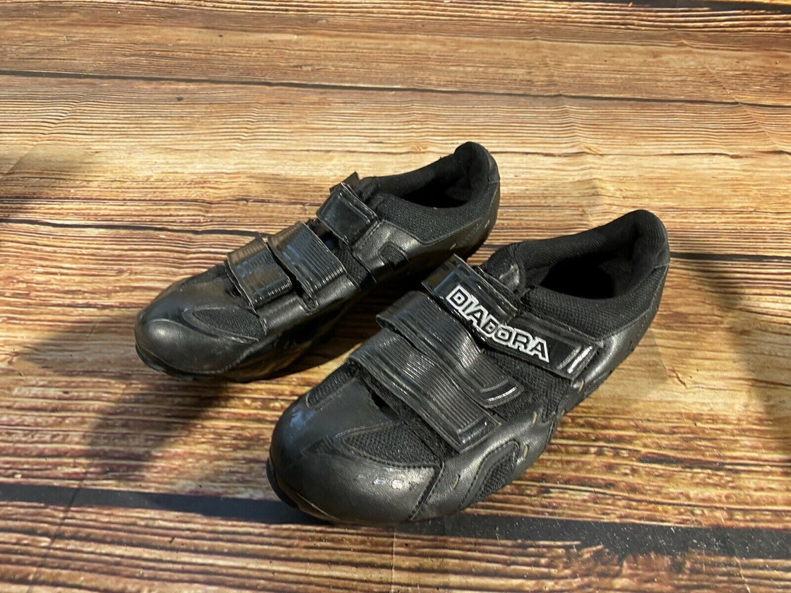 DIADORA Cycling MTB Shoes Mountain Biking Boots Size EU42 with Cleats
