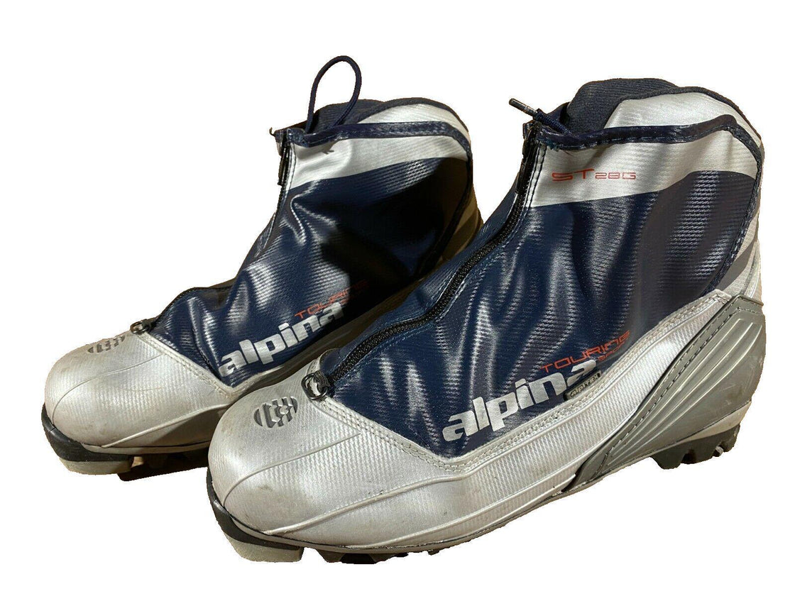 Alpina ST28G Nordic Cross Country Ski Boots Size EU41 US8 for NNN 947