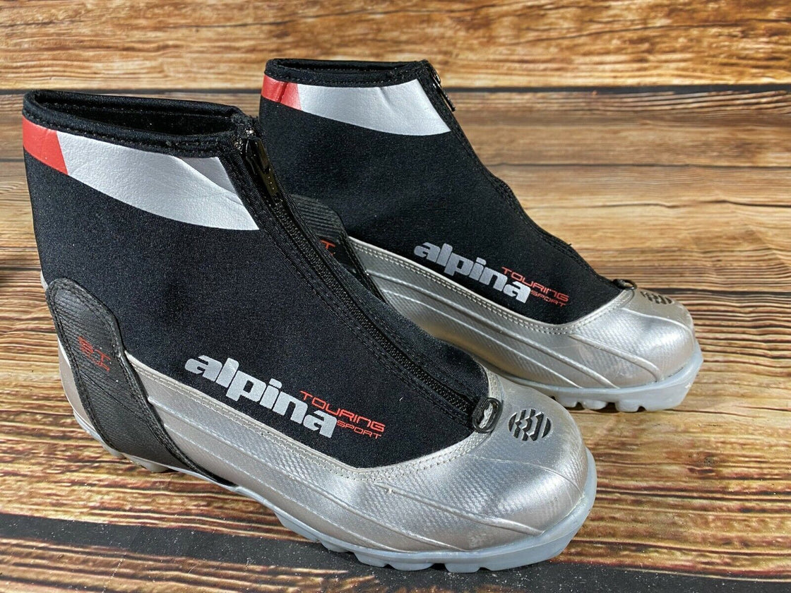 Alpina ST10 JR Nordic Cross Country Ski Boots Size EU37 US5 NNN bindings 655