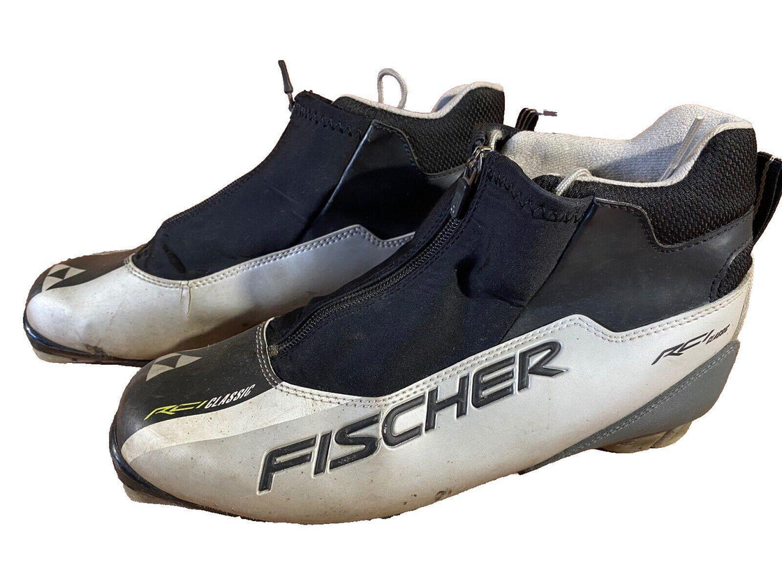 Fischer RC Classic Nordic Cross Country Ski Boots Size EU44 US10.5 NNN