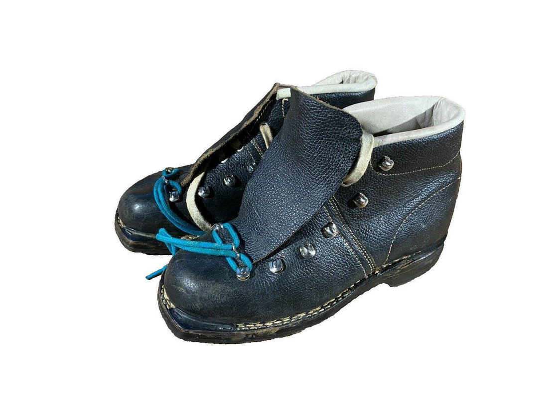Vintage Nordic Cross Country Ski Boots for Kandahar Old Cable Binding EU37 US5.5