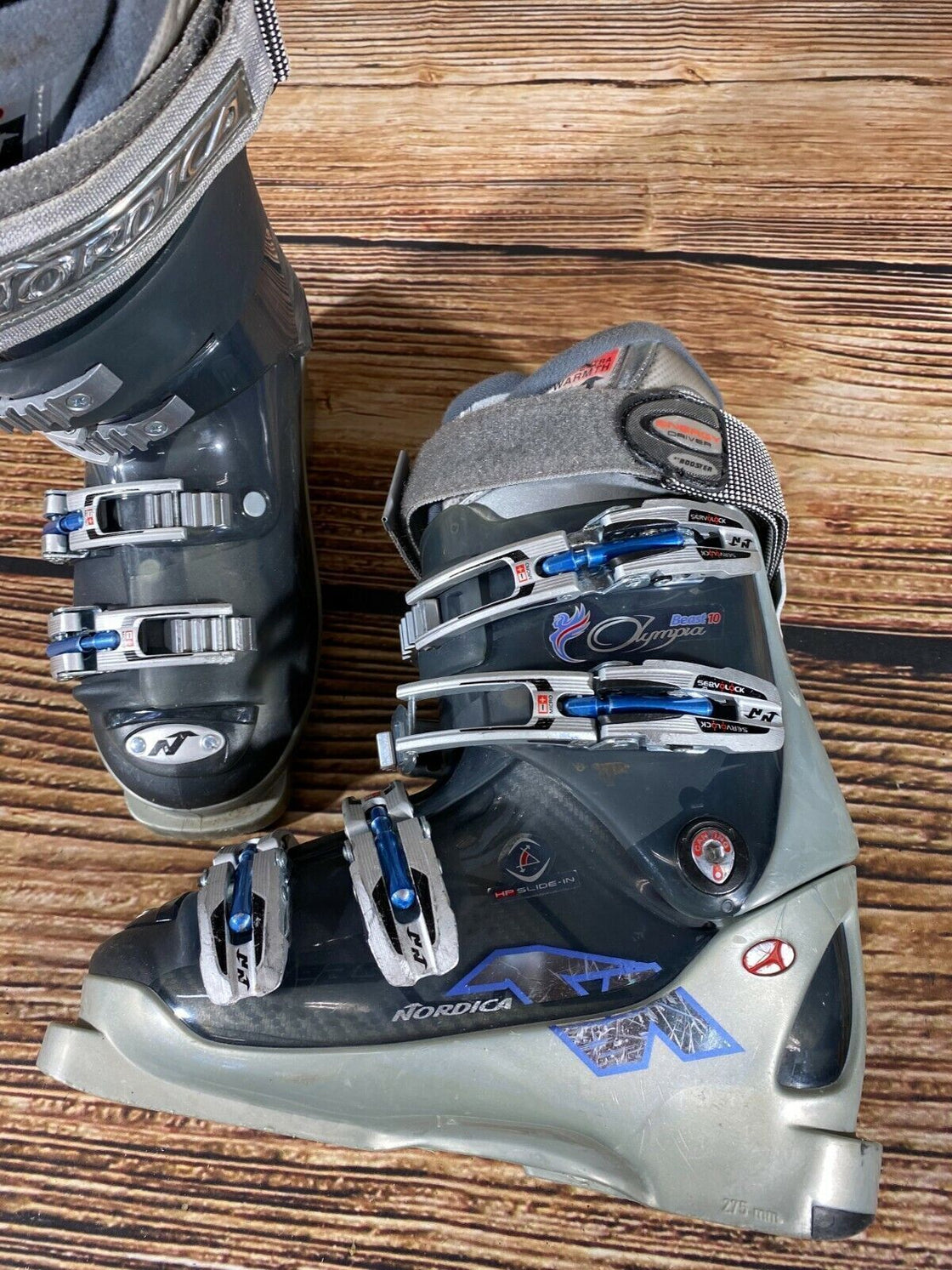 NORDICA Olympia Beast 10 Alpine Ski Boots Mountain Skiing Boots Size 230 - 235