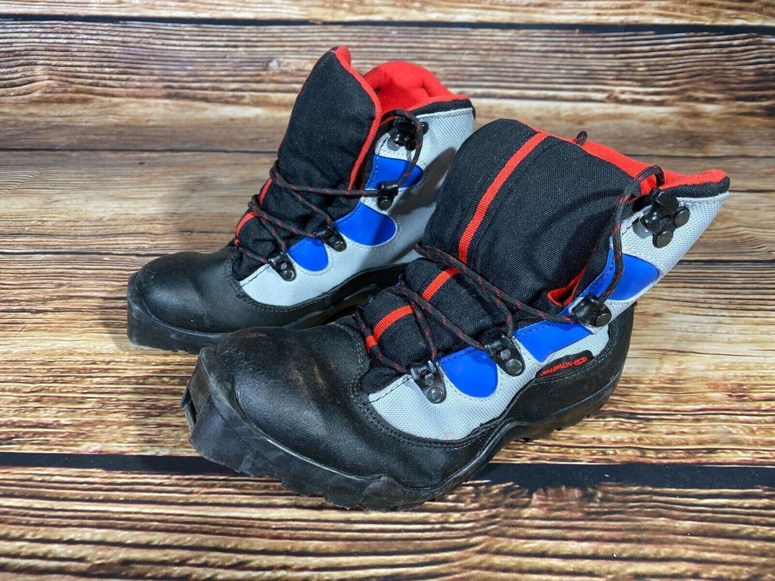 SALOMON Cross Country Ski Boots Size EU37 US4.5 SNS profil