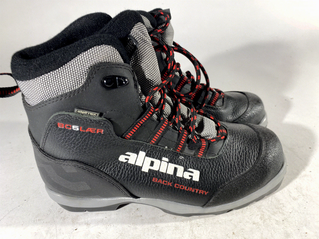 Alpina Back Country Nordic Cross Country Ski Boots Size EU40 US7.5 NNN BC