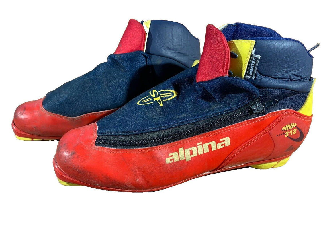 Alpina 312 Nordic Cross Country Ski Boots Size EU47 US13 for NNN 1063