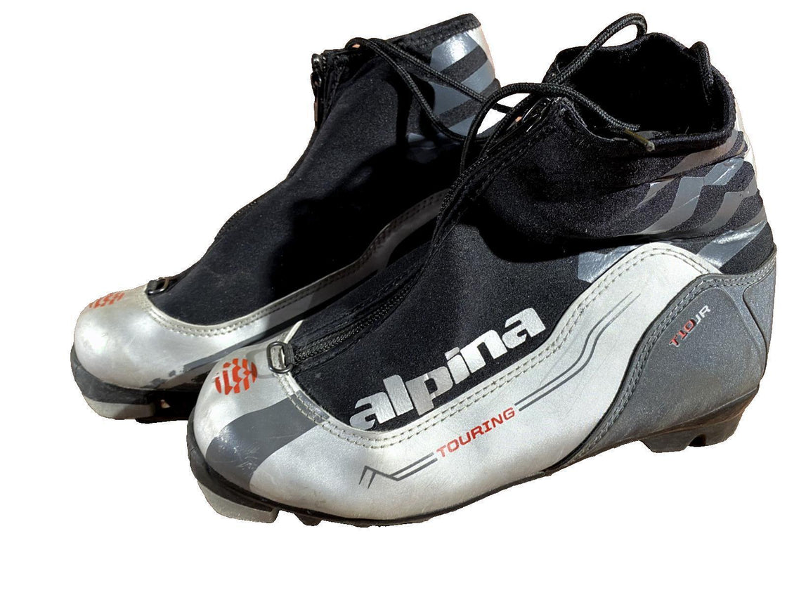 Alpina 10jr Nordic Cross Country Ski Boots Size EU36 US4.5 for NNN