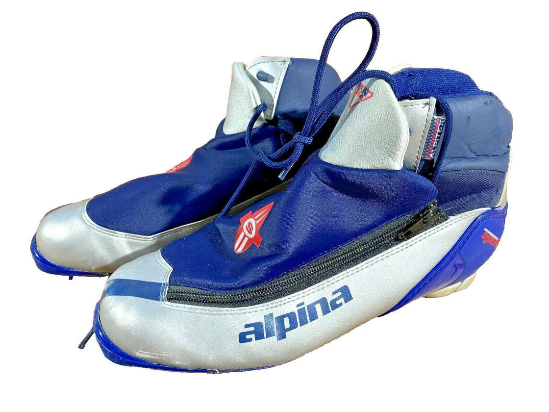 Alpina 314 Nordic Cross Country Ski Boots Size EU45 US11.5 NNN bindings