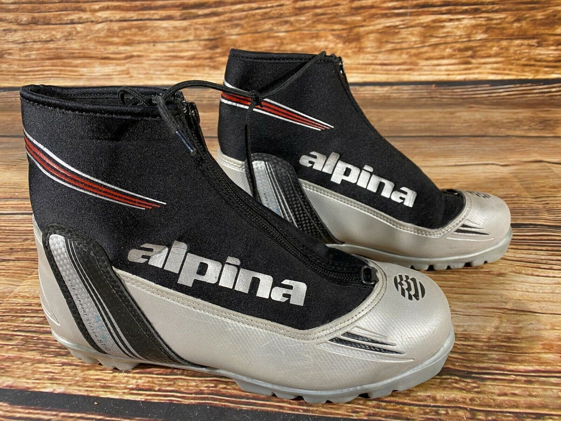 Alpina ST10 Nordic Cross Country Ski Boots Size EU39 US7 NNN bindings