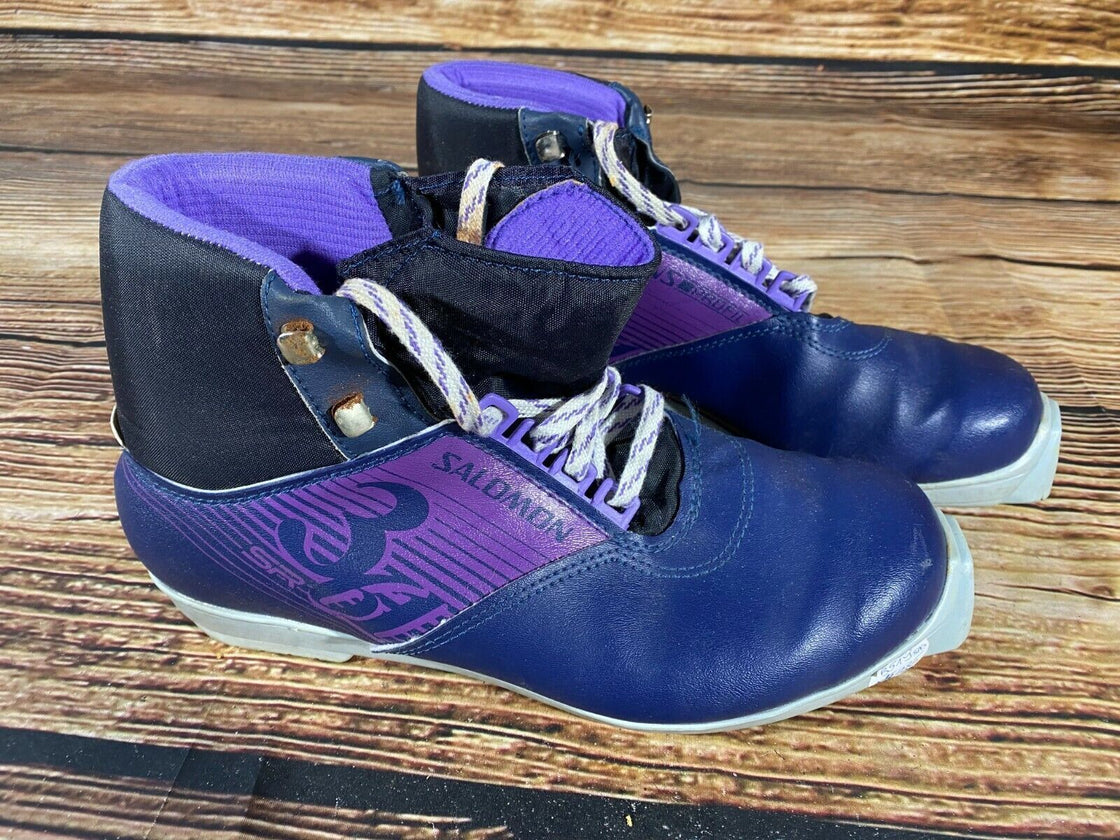 SALOMON 361 Nordic Cross Country Ski Boots Size EU44 US10.5 SNS profil